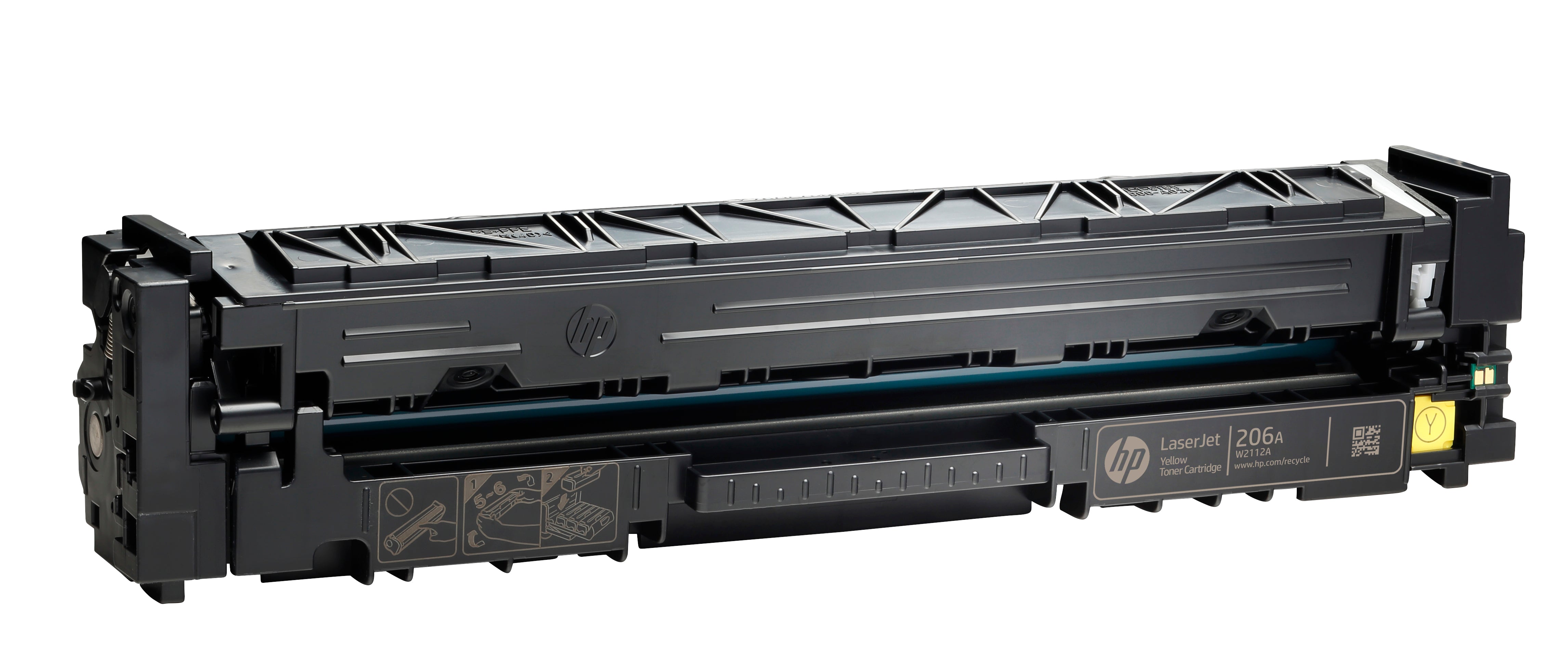 HP W2112A (206A) Yellow Original Toner Cartridge - Cartouches Certifiees