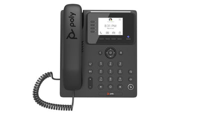 HPE HP Poly CCX 350 Business Media Phone for Microsoft Teams and PoE-enabled IP phone Black LCD (848Z7AA#AC3) - Cartouches Certifiees