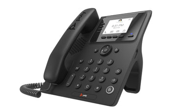 HPE HP Poly CCX 350 Business Media Phone for Microsoft Teams and PoE-enabled IP phone Black LCD (848Z7AA#AC3) - Cartouches Certifiees