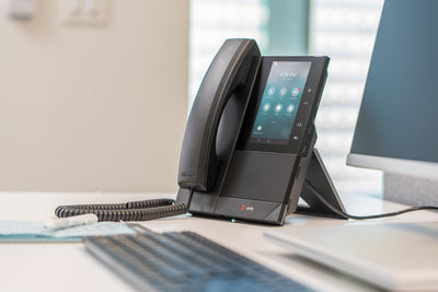 HPE HP Poly CCX 505 Business Media Phone with Open SIP and PoE-enabled IP phone Black 24 lines LCD Wi-Fi (82Z82AA) - Cartouches Certifiees