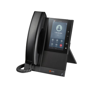HPE HP POLY CCX 505 BUSINESS MEDIA PHONE WITH OPEN SIP WITH POWER SUPPLY-US (84C16AA#ABA) - Cartouches Certifiees