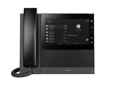 HPE HP Poly CCX 600 Business Media Phone for Microsoft Teams and PoE-enabled IP phone Black LCD Wi-Fi (82Z84AA) - Cartouches Certifiees