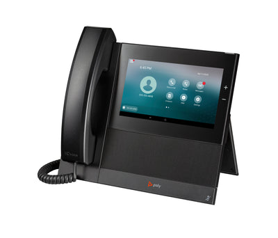 HPE HP Poly CCX 600 Business Media Phone with Open SIP and PoE-enabled IP phone Black 24 lines LCD Wi-Fi (82Z85AA) - Cartouches Certifiees