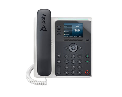 HPE HP Poly Edge E220 and PoE-enabled IP phone Black 4 lines IPS (82M87AA) - Cartouches Certifiees