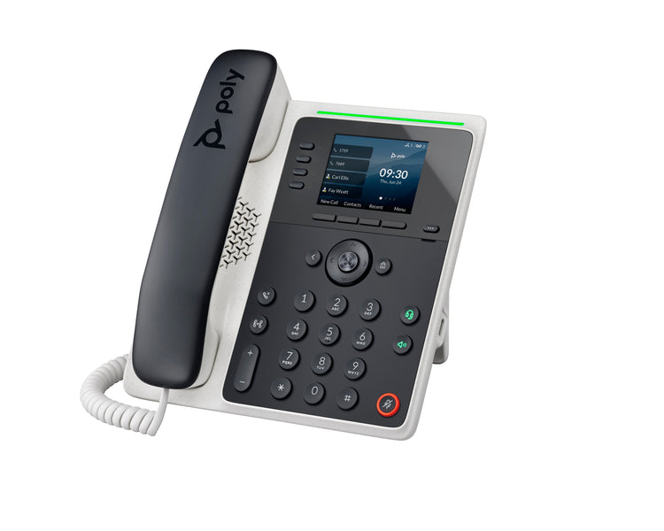 HPE HP POLY EDGE E220 IP PHONE AND POE-ENABLED WITH POWER SUPPLY-US (89B50AA#ABA) - Cartouches Certifiees