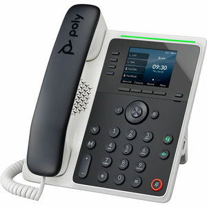 HPE HP POLY EDGE E220 IP PHONE AND POE-ENABLED WITH POWER SUPPLY-US (89B50AA#ABA) - Cartouches Certifiees