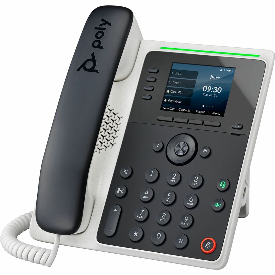 HPE HP POLY EDGE E220 IP PHONE AND POE-ENABLED WITH POWER SUPPLY-US (89B50AA#ABA) - Cartouches Certifiees