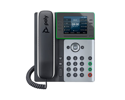 HPE HP Poly Edge E350 and PoE-enabled IP phone Black 8 lines IPS (82M89AA) - Cartouches Certifiees