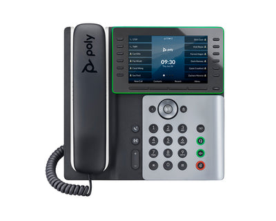 HPE HP Poly Edge E550 and PoE-enabled IP phone Black 12 lines IPS Wi-Fi (82M91AA) - Cartouches Certifiees
