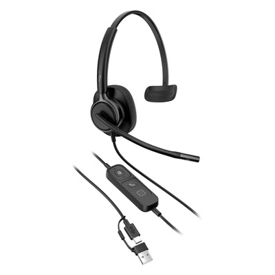 HPE HP Poly Mission 415 Monaural USB Wired Headset (Bulk) (C01B2A6#AC3) - Cartouches Certifiees