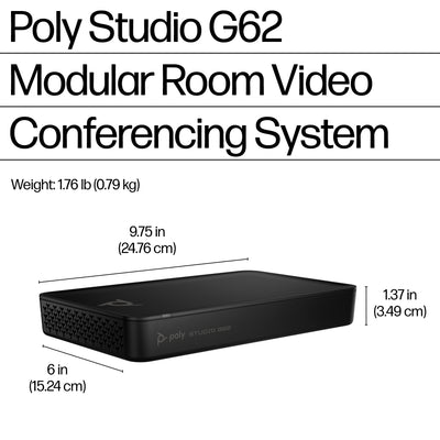 HPE HP Poly Studio G62 video conferencing system 10 person(s) Ethernet LAN Personal video conferencing system (99T09AA#AC3) - Cartouches Certifiees