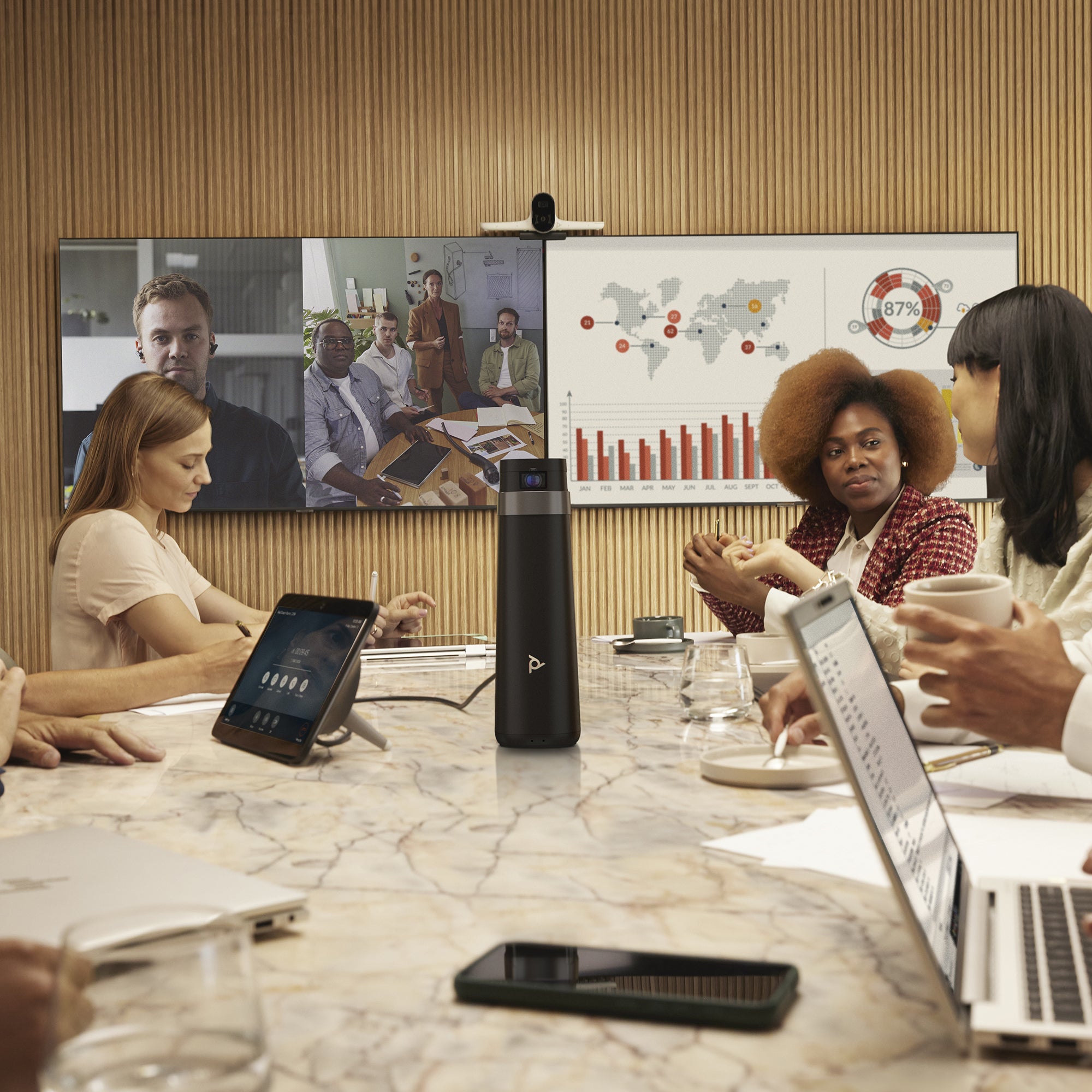 HPE HP Poly Studio G62 With Mounting Plate Kit video conferencing system 10 person(s) Ethernet LAN Personal video conferencing system (A01KCAA#AC3) - Cartouches Certifiees