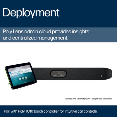 HPE HP Poly Studio X32 video conferencing system 20 MP Ethernet LAN Video collaboration bar (A3SV5AA#ABA) - Cartouches Certifiees