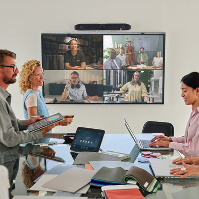 HPE HP Poly Studio X52 All-In-One Video Bar video conferencing system 20 MP Ethernet LAN Group video conferencing system (8D8K2AA#ABA) - Cartouches Certifiees