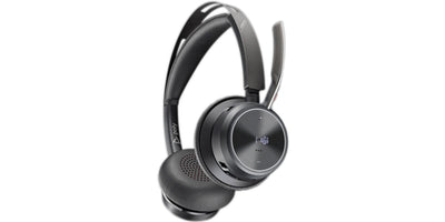 HPE HP Poly Voyager Focus 2 Wireless Head-band Office/Call center USB Type-C Bluetooth Black (9T9J4AA#AC3) - Cartouches Certifiees