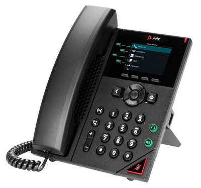 HPE HP Poly VVX 250 4-Line and PoE-enabled IP phone Black 4 lines LCD (89B62AA#AC3) - Cartouches Certifiees