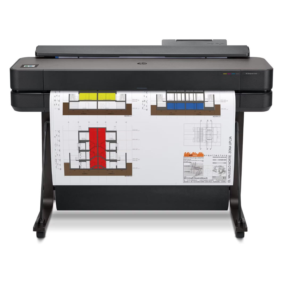 Printer HP DesignJet T650 36 IN - Cartouches Certifiées