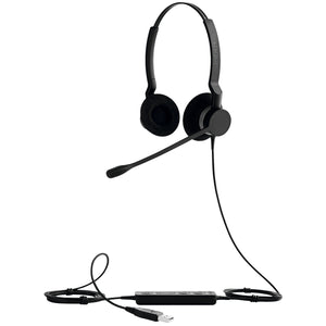 JABRA Biz 2300 Headset Wired Head-band Office/Call center USB Type-A Black (GSA2399-823-109PTT) - Cartouches Certifiees