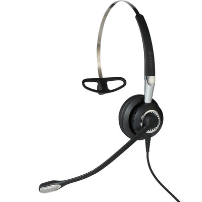 JABRA BIZ 2400 II Headset Wired Head-band, Ear-hook, Neck-band Office/Call center (2486-825-209) - Cartouches Certifiees