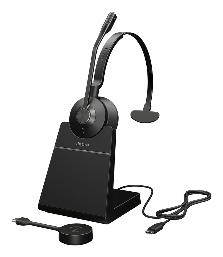 JABRA Engage 55 SE Headset Wireless Head-band Office/Call center Black (9653-435-125) - Cartouches Certifiees