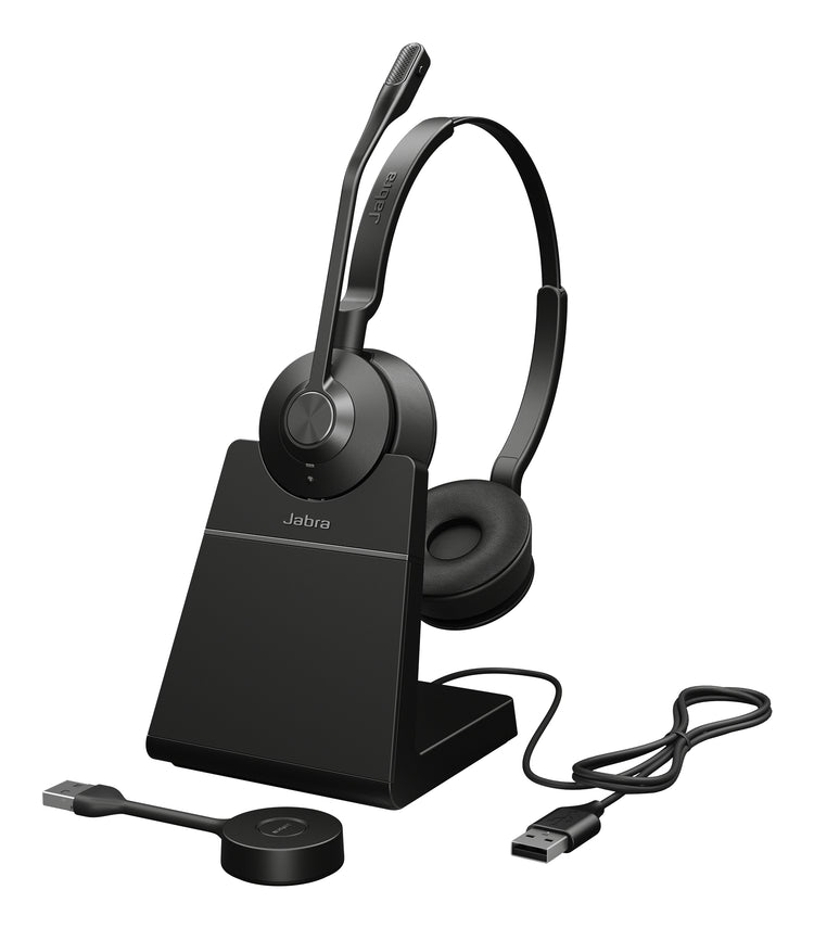 JABRA Engage 55 SE Headset Wireless Head-band Office/Call center Black (9659-415-125) - Cartouches Certifiees