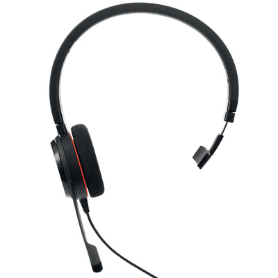 JABRA EVOLVE 20 SE MONO, UC, USB C/A,LEATHERETTES (4993-829-489-01) - Cartouches Certifiees