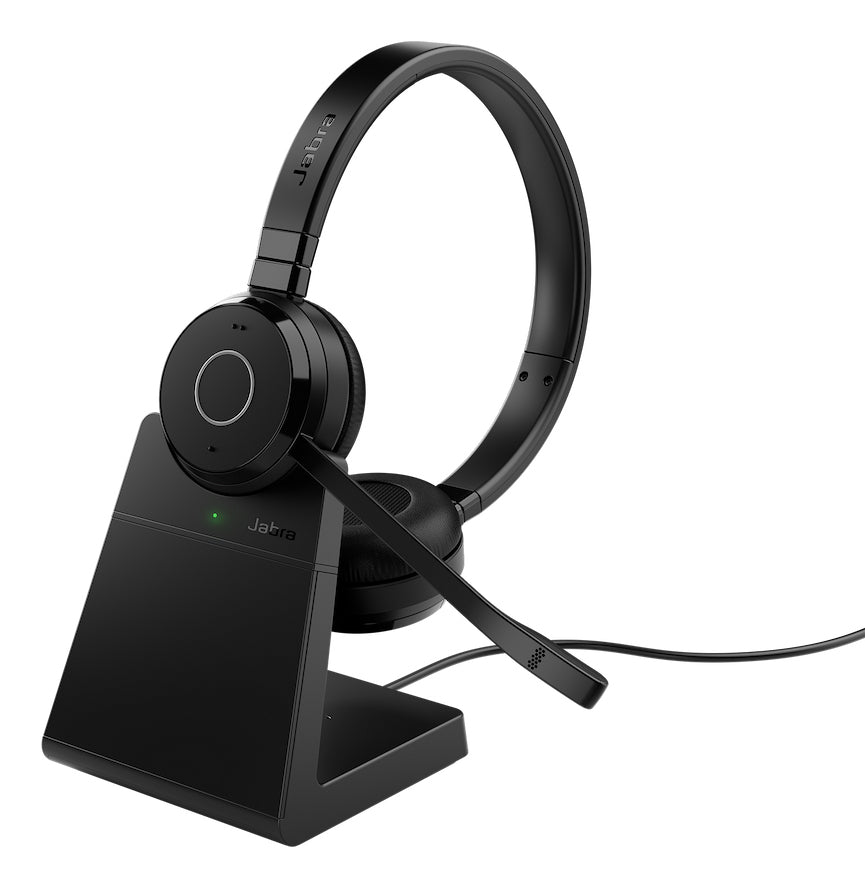 JABRA Evolve 65 TE Headset Wired & Wireless Head-band Office/Call center USB Type-A Bluetooth Charging stand Black (6699-833-499-01) - Cartouches Certifiees
