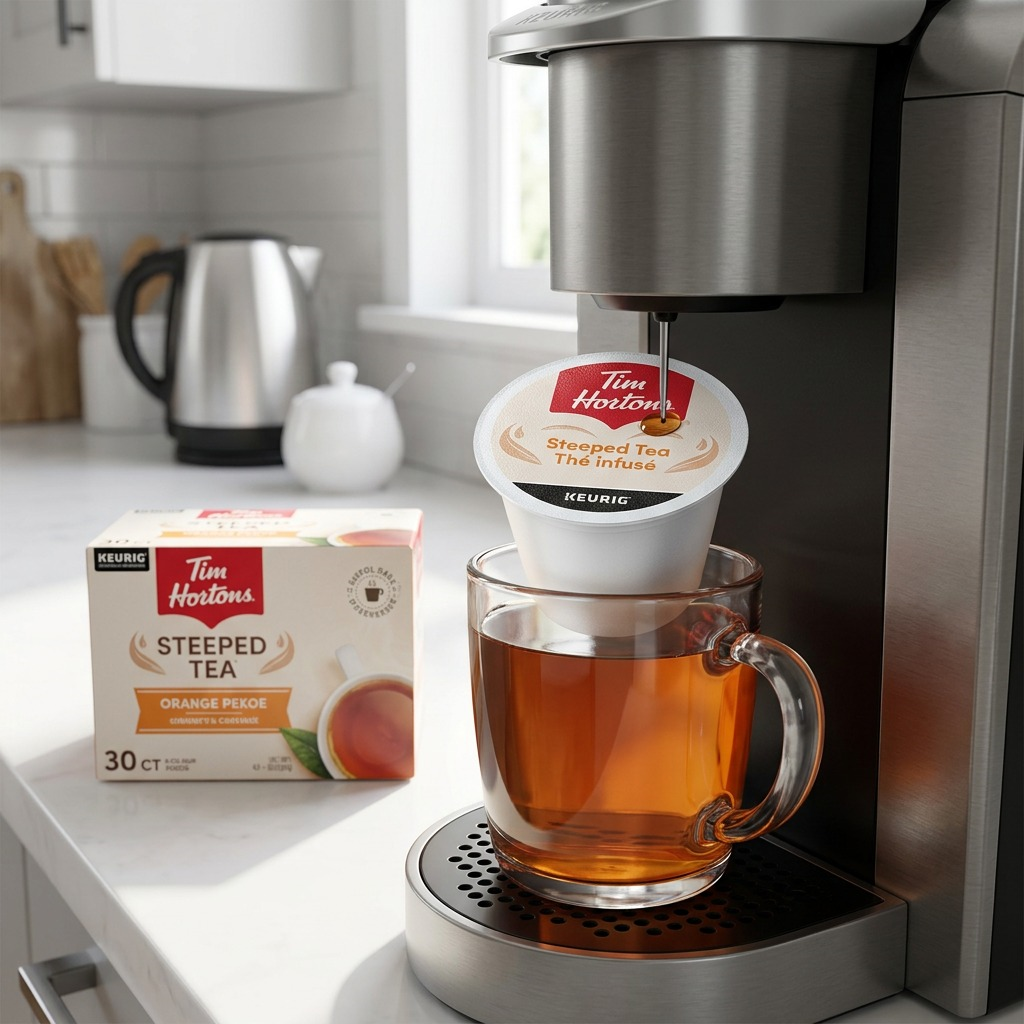 K CUP TIM HORTONS STEEP ORG PEKOE 30/BX - Cartouches Certifiees