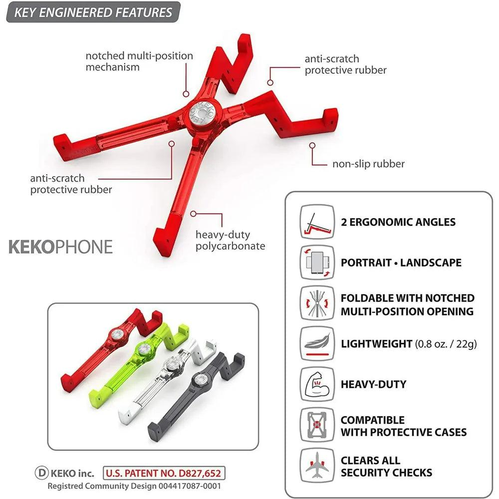 KEKO Universal Phone Stand - Black (KP-B-U) - Cartouches Certifiees