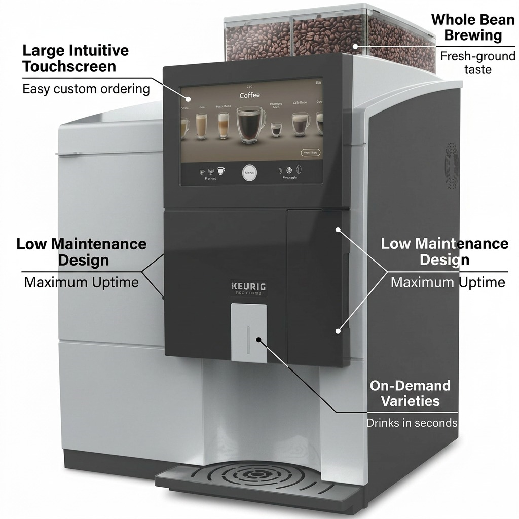 KEURIG Coffee Brewer Eccellenza Touch - Cartouches Certifiees
