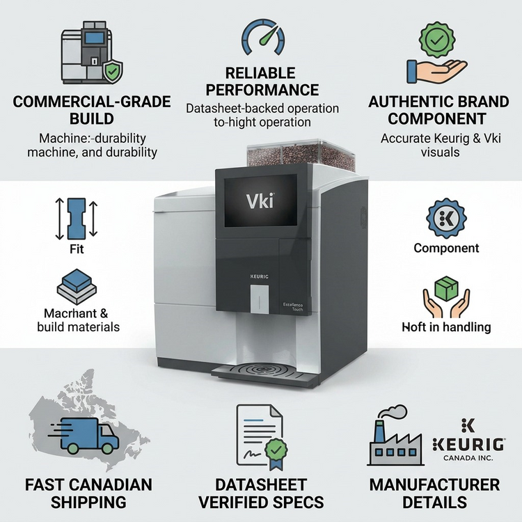 KEURIG Coffee Brewer Eccellenza Touch - Cartouches Certifiees