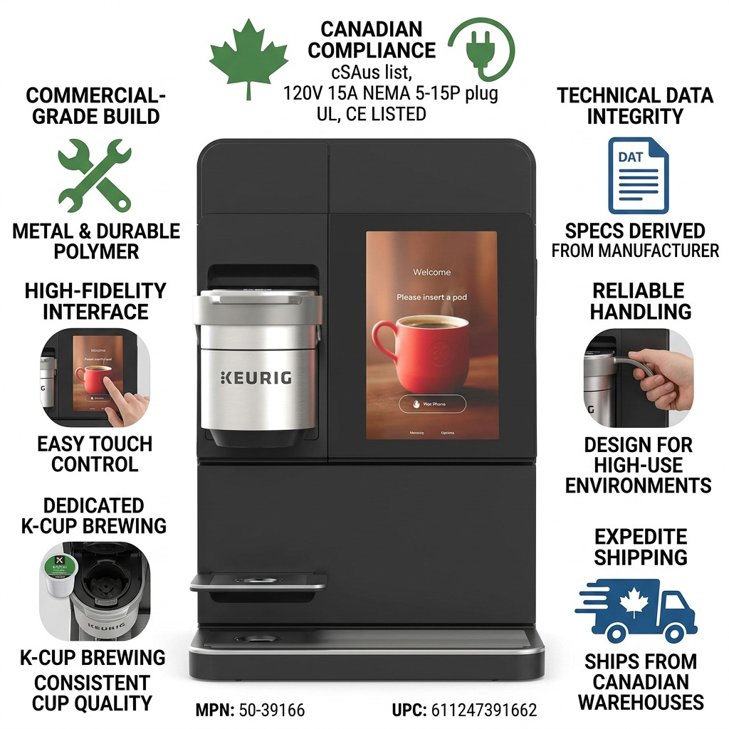 KEURIG Commercial Coffee Brewer K4500 - Cartouches Certifiees