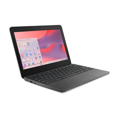 LENOVO 100e Chromebook Gen 4 (Intel) N100 29,5 cm (11.6") HD 8 GB LPDDR5-SDRAM 64 GB eMMC Wi-Fi 6 (802.11ax) ChromeOS Grey (83G80003US) - Cartouches Certifiees