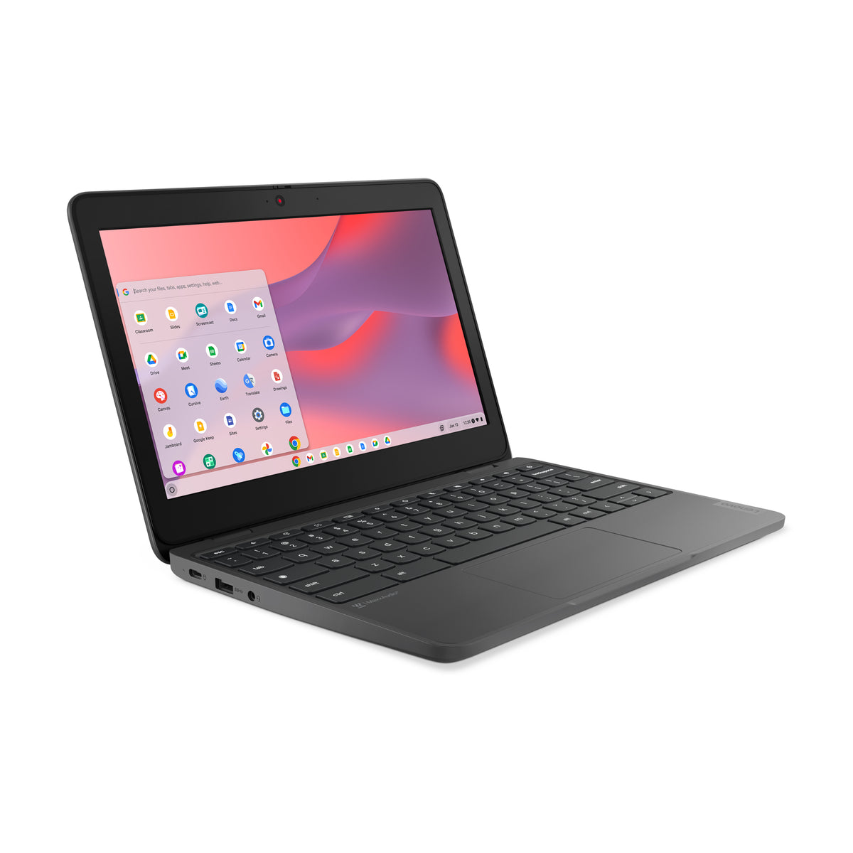 LENOVO 100e Chromebook Gen 4 MediaTek Kompanio 520 29,5 cm (11.6") HD 4 GB LPDDR4x-SDRAM 32 GB eMMC Wi-Fi 6 (802.11ax) ChromeOS Grey English (82W0001EUS) - Cartouches Certifiees