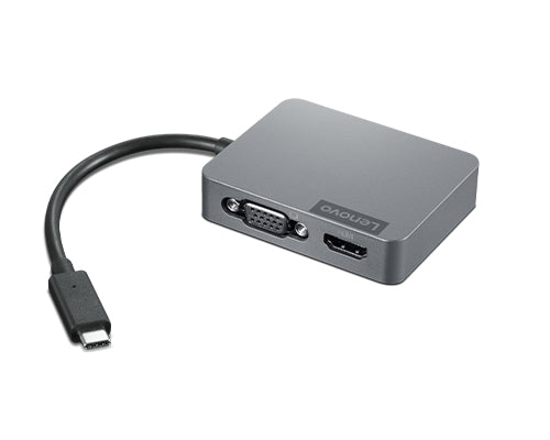 LENOVO laptop dock/port replicator Wired USB 2.0 Type-C Grey (4X91A30366) - Cartouches Certifiees