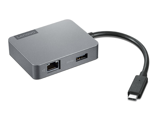 LENOVO laptop dock/port replicator Wired USB 2.0 Type-C Grey (4X91A30366) - Cartouches Certifiees
