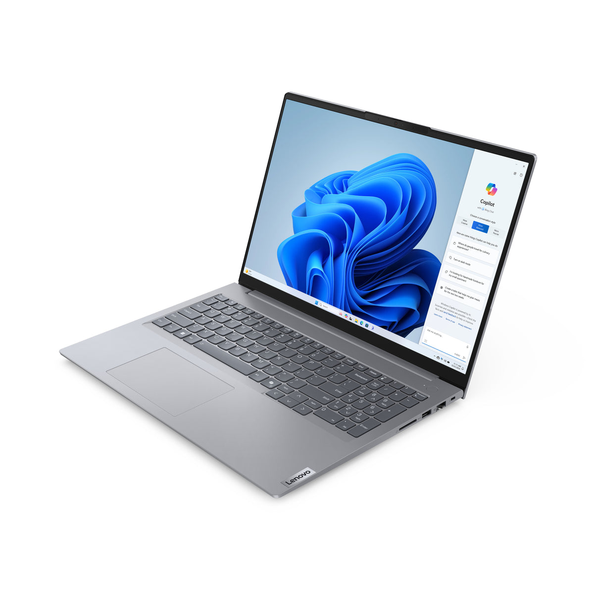 LENOVO ThinkBook 16 G7 ARP AMD Ryzen™ 5 7535HS Laptop 40,6 cm (16") Touchscreen WUXGA 16 GB DDR5-SDRAM 512 GB SSD Wi-Fi 6 (802.11ax) Windows 11 Pro Grey English, French (21MW0002CA) - Cartouches Certifiees