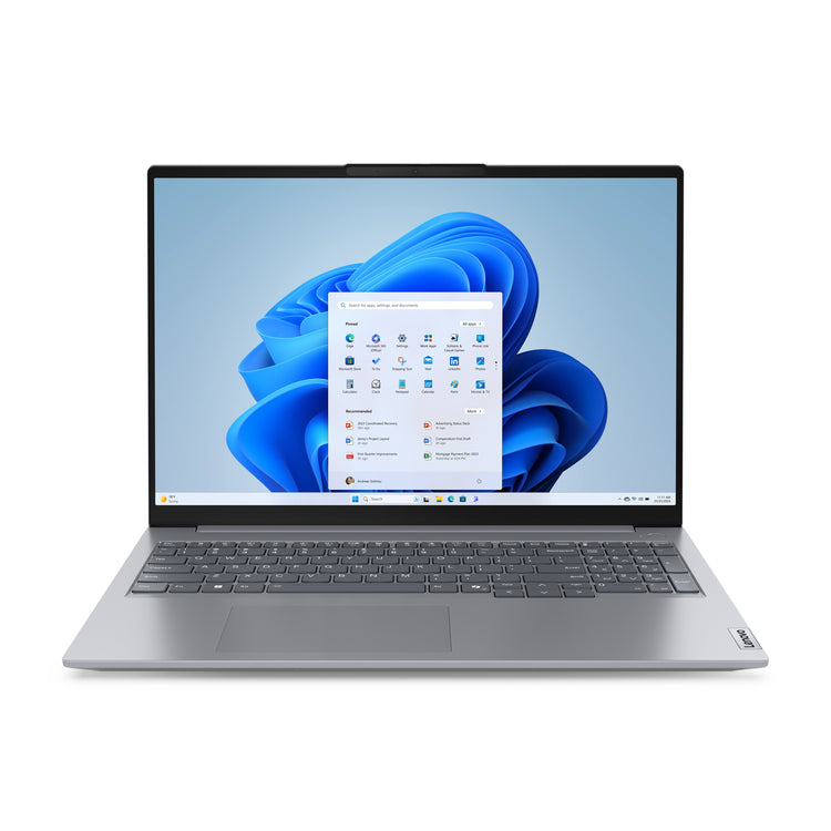 LENOVO ThinkBook 16 G7 ARP AMD Ryzen™ 5 7535HS Laptop 40,6 cm (16") Touchscreen WUXGA 16 GB DDR5-SDRAM 512 GB SSD Wi-Fi 6 (802.11ax) Windows 11 Pro Grey US English (21MW0002US) - Cartouches Certifiees