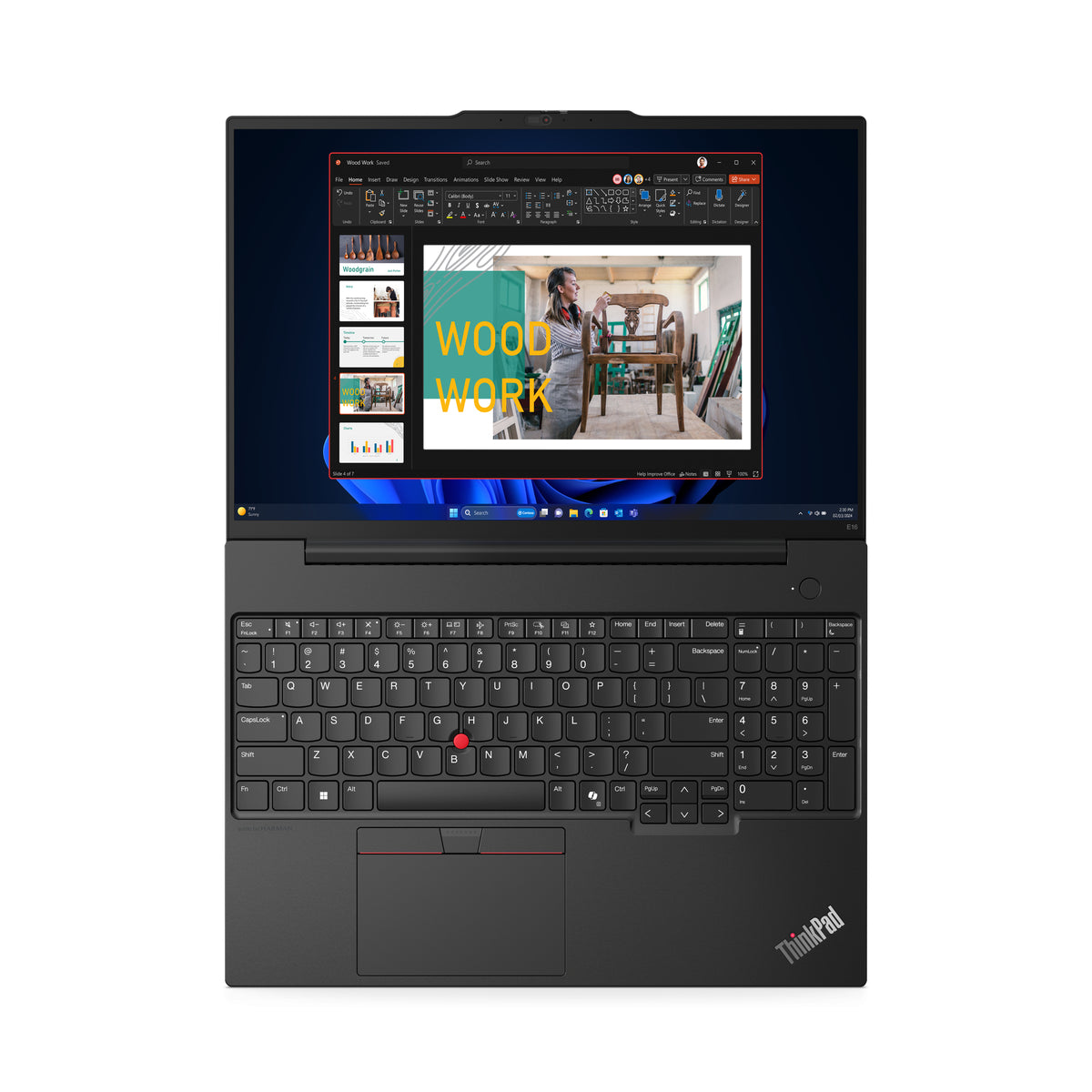 LENOVO ThinkPad E16 Gen 2 (AMD) AMD Ryzen™ 5 PRO 7535U Laptop 40,6 cm (16") WUXGA 16 GB DDR5-SDRAM 256 GB SSD Wi-Fi 6 (802.11ax) Windows 11 Pro Black (21M5000GUS) - Cartouches Certifiees