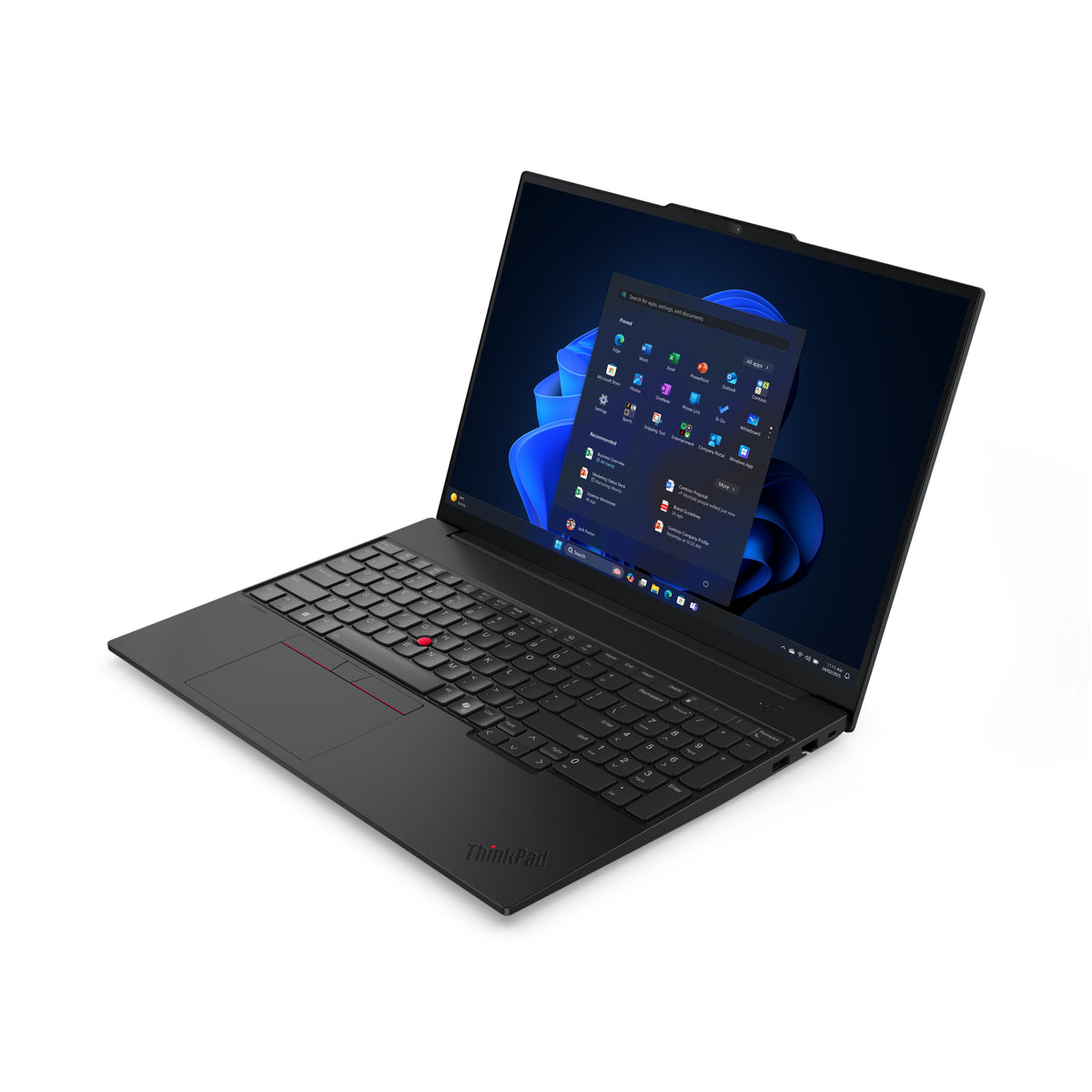 LENOVO ThinkPad E16 Gen 3 (Intel) Intel Core Ultra 7 255H Laptop 40,6 cm (16") WUXGA 16 GB DDR5-SDRAM 512 GB SSD Wi-Fi 6E (802.11ax) Windows 11 Pro Black (21SR0033US) - Cartouches Certifiees