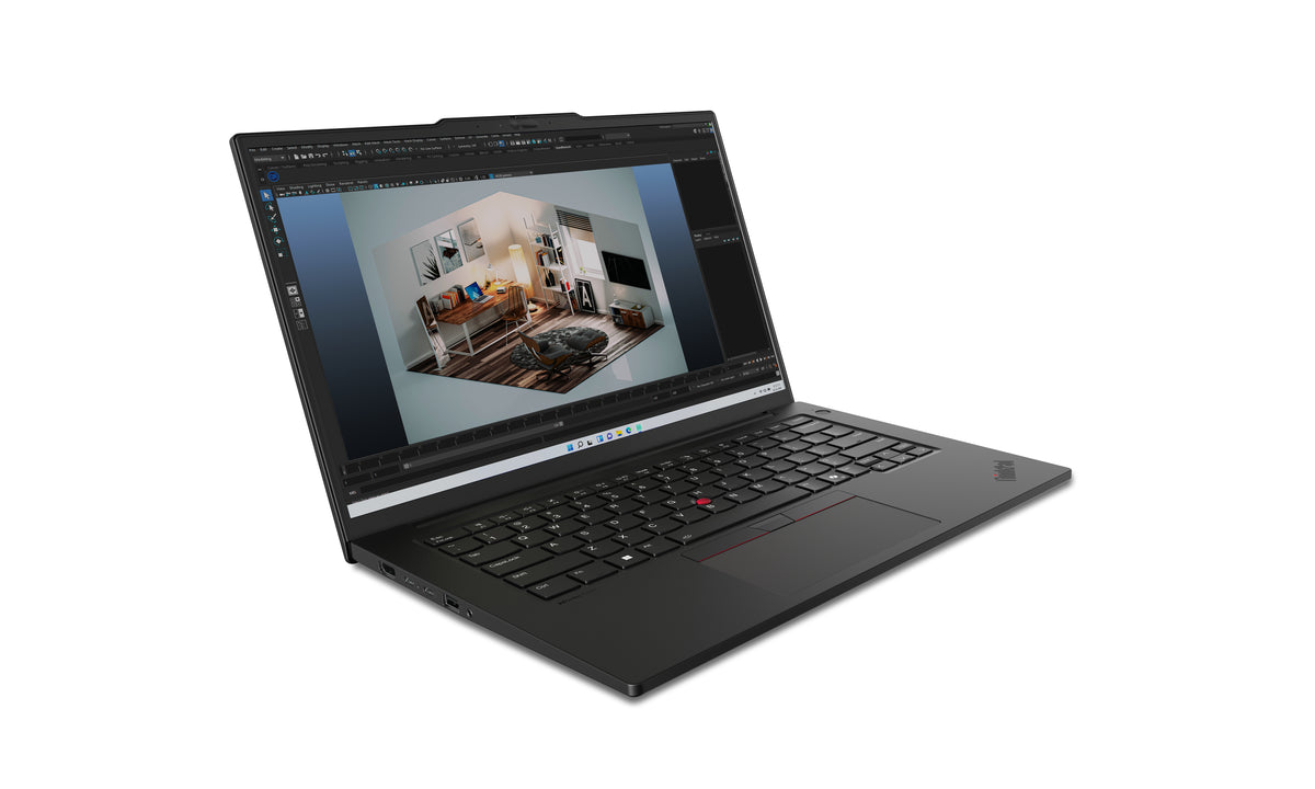 LENOVO ThinkPad P14s Gen 5 (Intel) Intel Core Ultra 7 155H Laptop 36,8 cm (14.5") WUXGA 32 GB DDR5-SDRAM 1 TB SSD NVIDIA RTX 500 Ada Wi-Fi 6E (802.11ax) Windows 11 Pro Black English (21G2001VUS) - Cartouches Certifiees