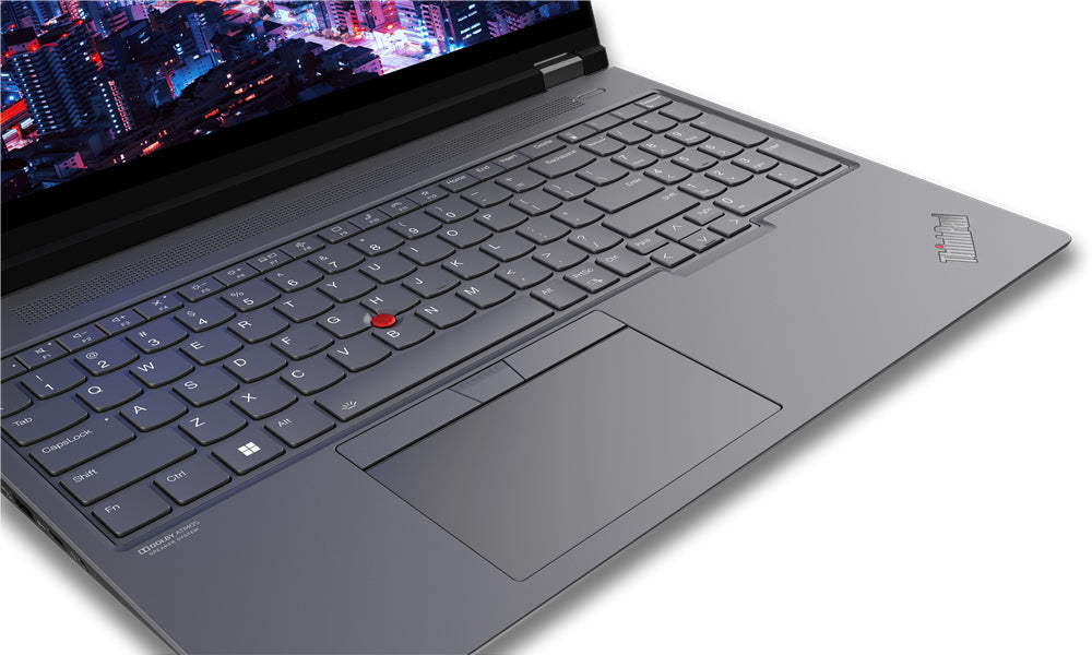 LENOVO ThinkPad P16 Gen 2 Intel® Core™ i7 i7-13700HX Mobile workstation 40,6 cm (16") WQXGA 16 GB DDR5-SDRAM 512 GB SSD NVIDIA RTX A1000 Wi-Fi 6E (802.11ax) Windows 11 Pro Grey, Black QWERTY US English (21FA0032US) - Cartouches Certifiees