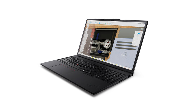 LENOVO ThinkPad P16v Gen 3 (Intel) Intel Core Ultra 7 255H Mobile workstation 40,6 cm (16") WUXGA 16 GB DDR5-SDRAM 512 GB SSD Wi-Fi 7 (802.11be) Windows 11 Pro Black French (21RS0029CA) - Cartouches Certifiees