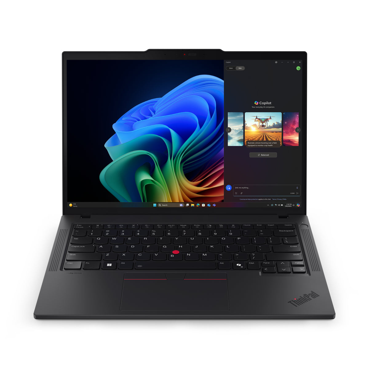LENOVO ThinkPad T14 Gen 6 (AMD) Copilot+ PC AMD Ryzen AI 7 PRO 350 Laptop 35,6 cm (14") WUXGA 16 GB DDR5-SDRAM 512 GB SSD Wi-Fi 7 (802.11be) Windows 11 Pro Black French (21QJ00CSCA) - Cartouches Certifiees