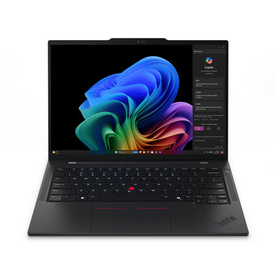LENOVO ThinkPad T14s Gen 6 (Snapdragon) Copilot+ PC X1P-42-100 Laptop 35,6 cm (14") WUXGA 16 GB LPDDR5x-SDRAM 512 GB SSD Wi-Fi 7 (802.11be) Windows 11 Pro Black (21N1002DUS) - Cartouches Certifiees