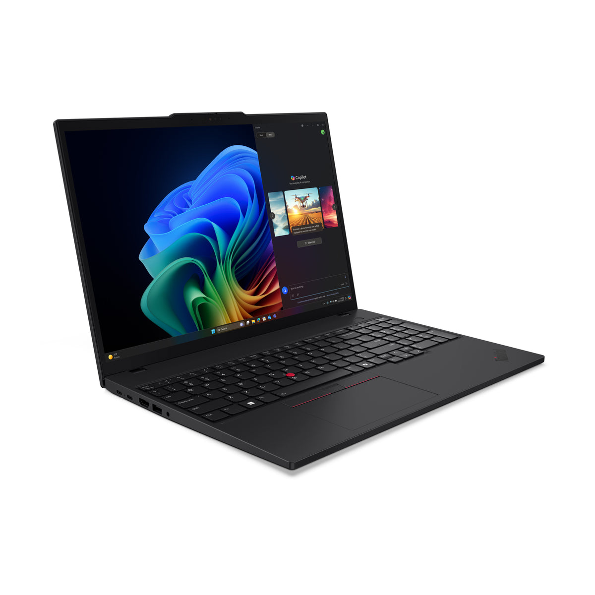 LENOVO ThinkPad T16 Gen 4 (AMD) Copilot+ PC AMD Ryzen AI 7 PRO 350 Laptop 40,6 cm (16") Touchscreen WUXGA 32 GB DDR5-SDRAM 512 GB SSD Wi-Fi 7 (802.11be) Windows 11 Pro Black French (21QN0046CA) - Cartouches Certifiees