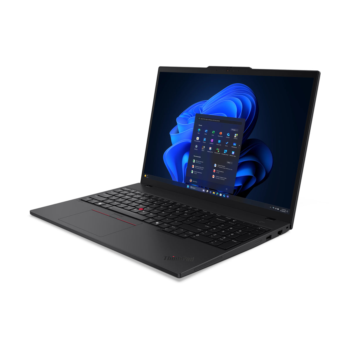 LENOVO ThinkPad T16 Gen 4 (Intel) Intel Core Ultra 7 265U Laptop 40,6 cm (16") Touchscreen WUXGA 32 GB DDR5-SDRAM 1 TB SSD Wi-Fi 7 (802.11be) Windows 11 Pro Black French (21QE007TCA) - Cartouches Certifiees