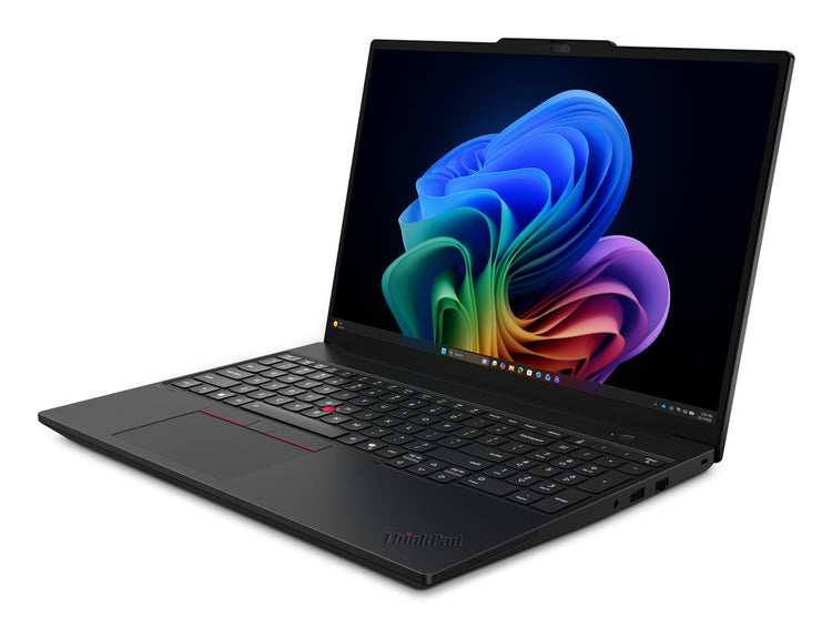 LENOVO ThinkPad T16 Gen 5 (Intel) Copilot+ PC Intel Core Ultra 7 355 Laptop 40,6 cm (16") WUXGA 32 GB LPDDR5x-SDRAM 512 GB SSD Wi-Fi 7 (802.11be) Windows 11 Pro Black English (21WT0064US) - Cartouches Certifiees