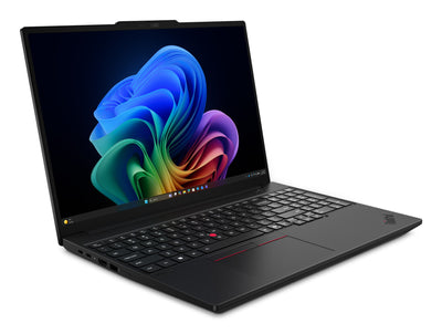 LENOVO ThinkPad T16 Gen 5 (Intel) Copilot+ PC Intel Core Ultra 7 355 Laptop 40,6 cm (16") WUXGA 32 GB LPDDR5x-SDRAM 512 GB SSD Wi-Fi 7 (802.11be) Windows 11 Pro Black English (21WT0064US) - Cartouches Certifiees
