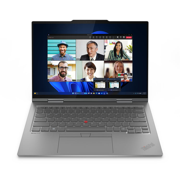 LENOVO ThinkPad X1 2-in-1 Gen 9 Intel Core Ultra 7 155U Hybrid (2-in-1) 35,6 cm (14") Touchscreen WUXGA 16 GB 512 GB SSD Wi-Fi 6E (802.11ax) Windows 11 Pro Grey French (21KE005UCA) - Cartouches Certifiees